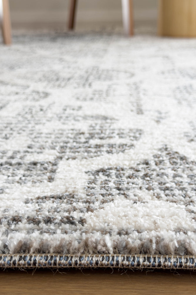 Singsong Moroccan Tiles Cream Grey Rug