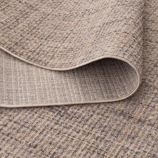 Cara Distressed Row Beige Grey Runner Rug