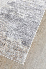 Chart Sandstone Grey Runner Rug