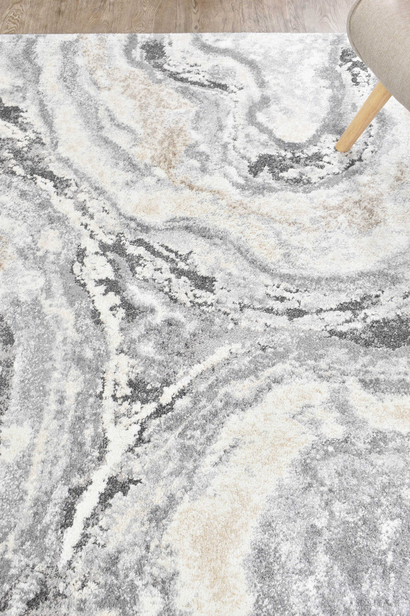 Chart Villous Grey Rug