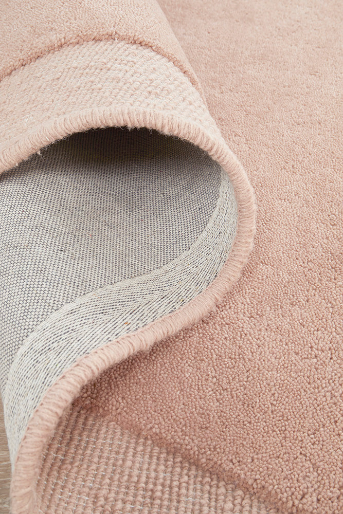 Blush Color Rug Elara Blush Rug — SydneyRugsOnline