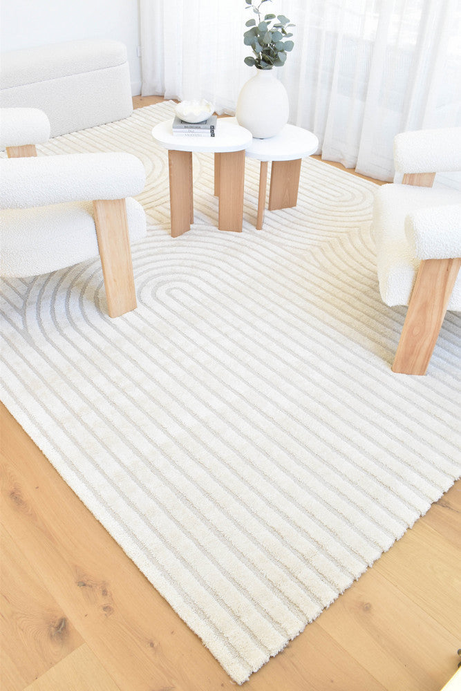 Coco Luxe Antique White Rug