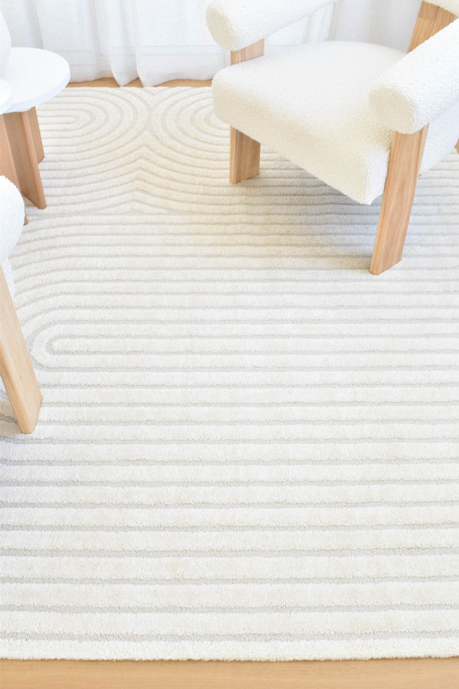 Coco Luxe Antique White Rug