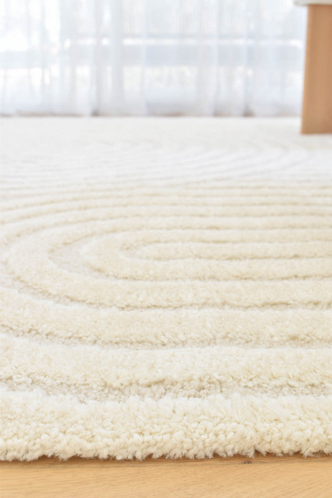 Coco Luxe Antique White Rug