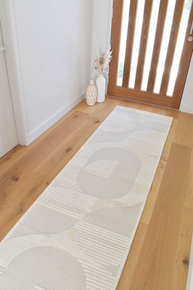 Coco Elegant Pearl Runner Rug