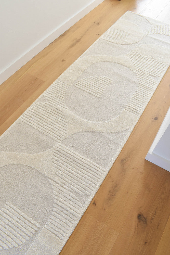 Coco Elegant Pearl Runner Rug