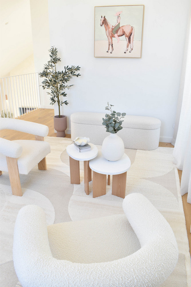 Coco Custom Rugs Coco Elegant Pearl Rug — SydneyRugsOnline