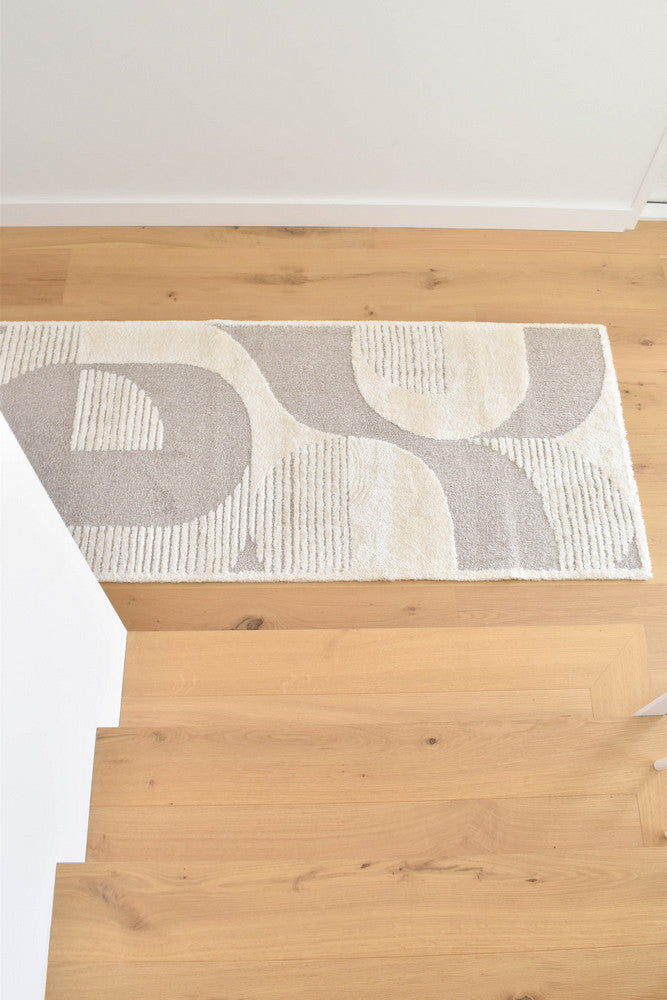 Coco Elegant Vintage Beige Runner Rug
