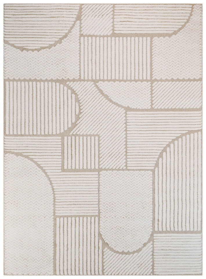 Scarlet  Bold Beige Rug