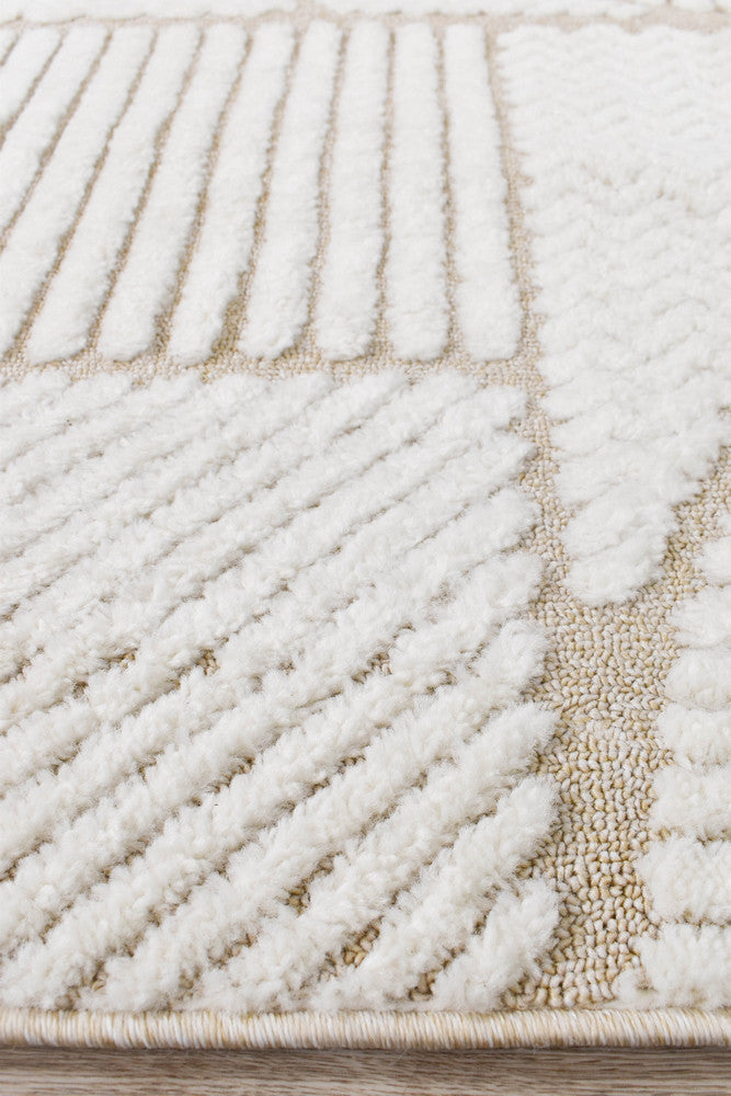 Scarlet  Bold Beige Rug