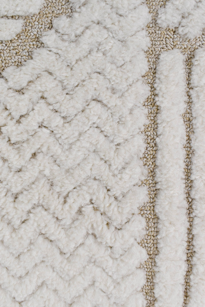 Scarlet  Bold Beige Rug