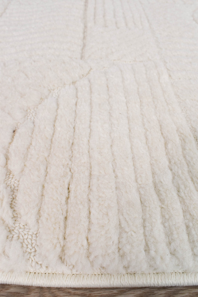 Scarlet Bold Cream Runner Rug