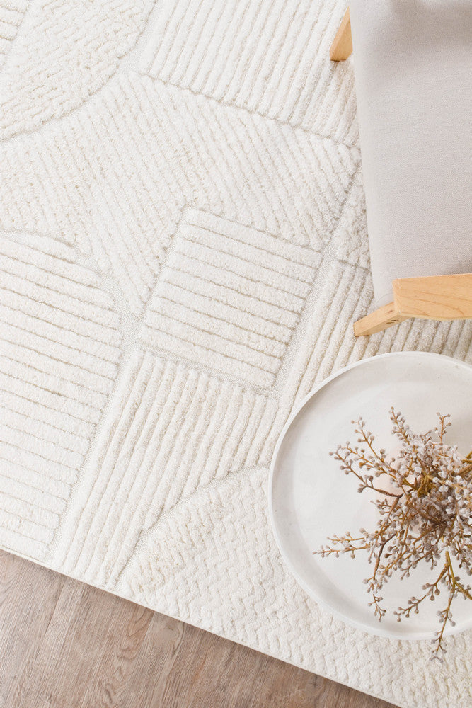 Scarlet Bold Cream Rug