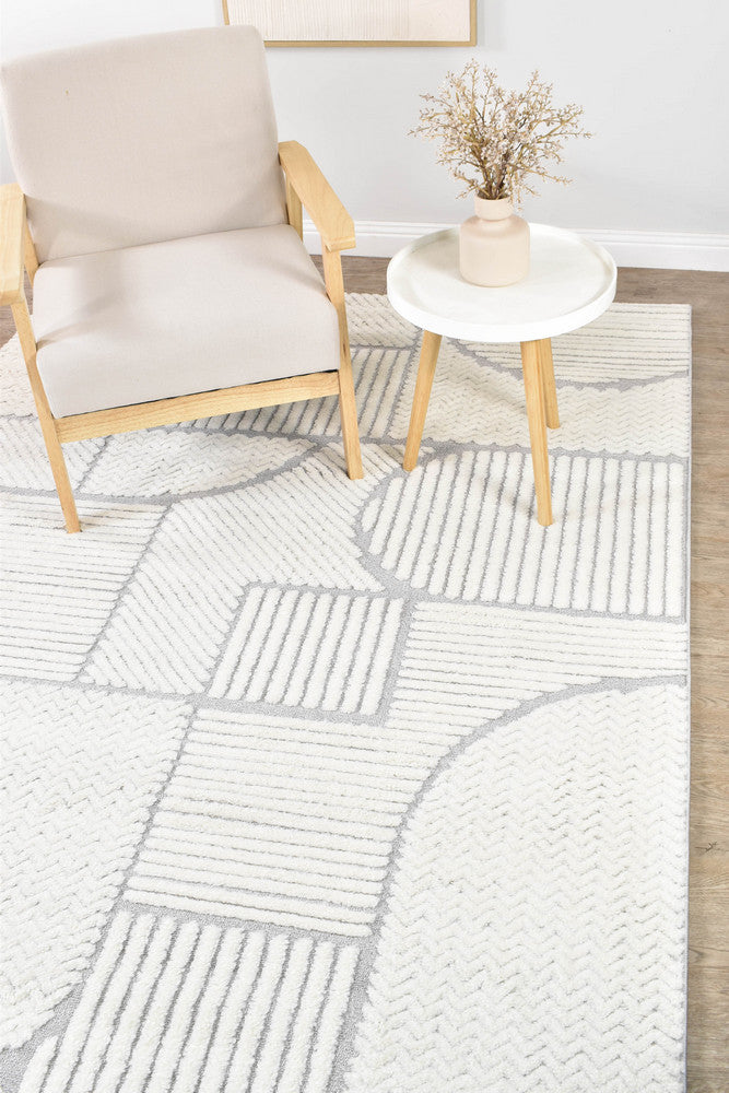 Modern Rug with soft neutral palette and subtle textured pattern, easy ...
