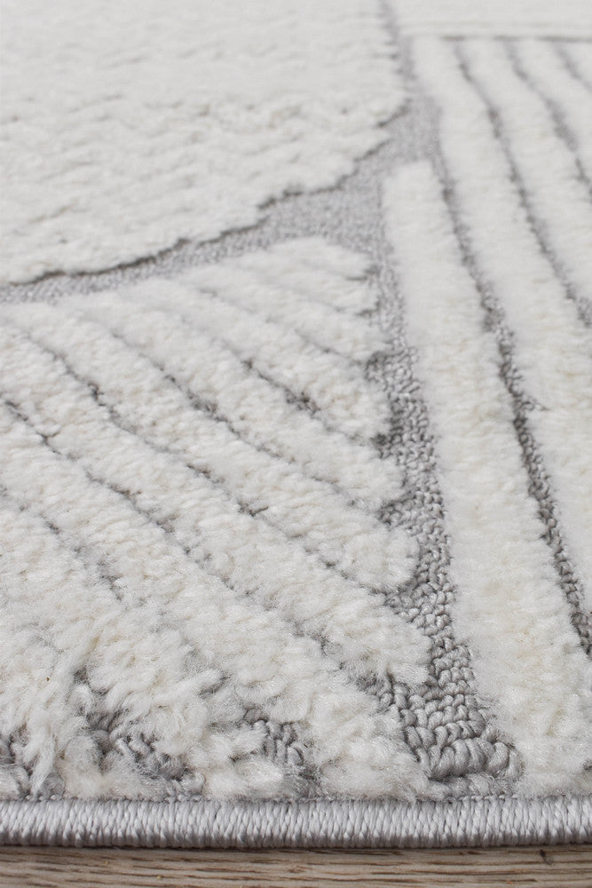 Scarlet Bold Grey Rug