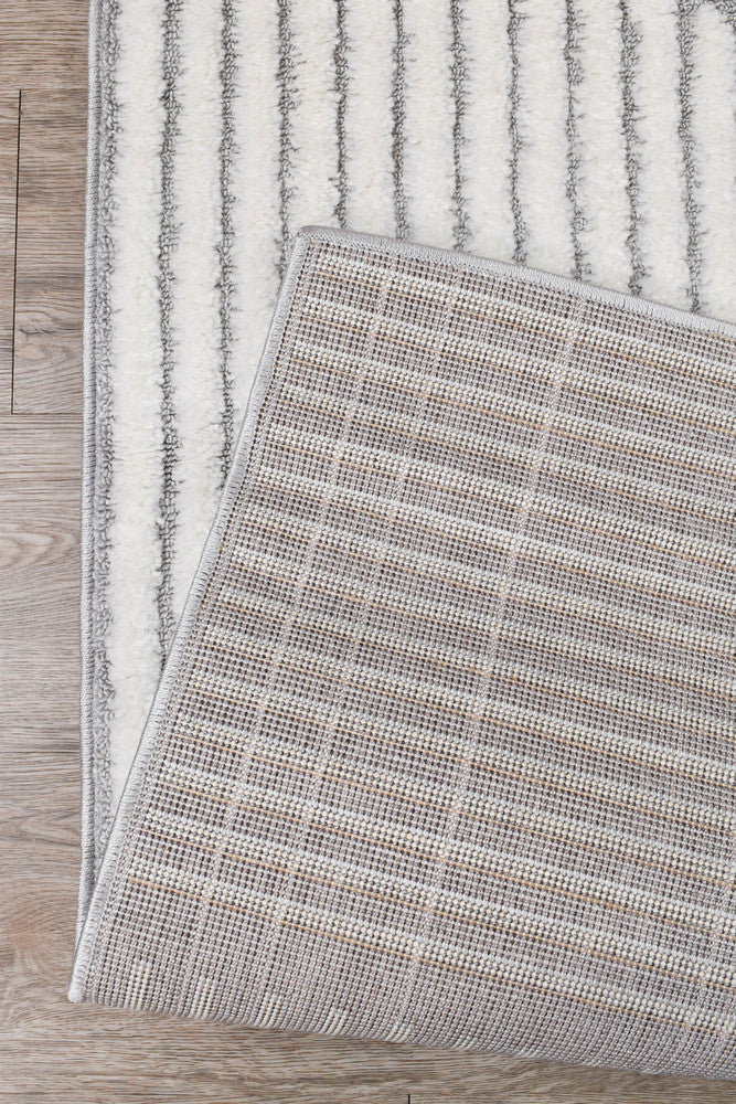 Scarlet Bold Grey Rug