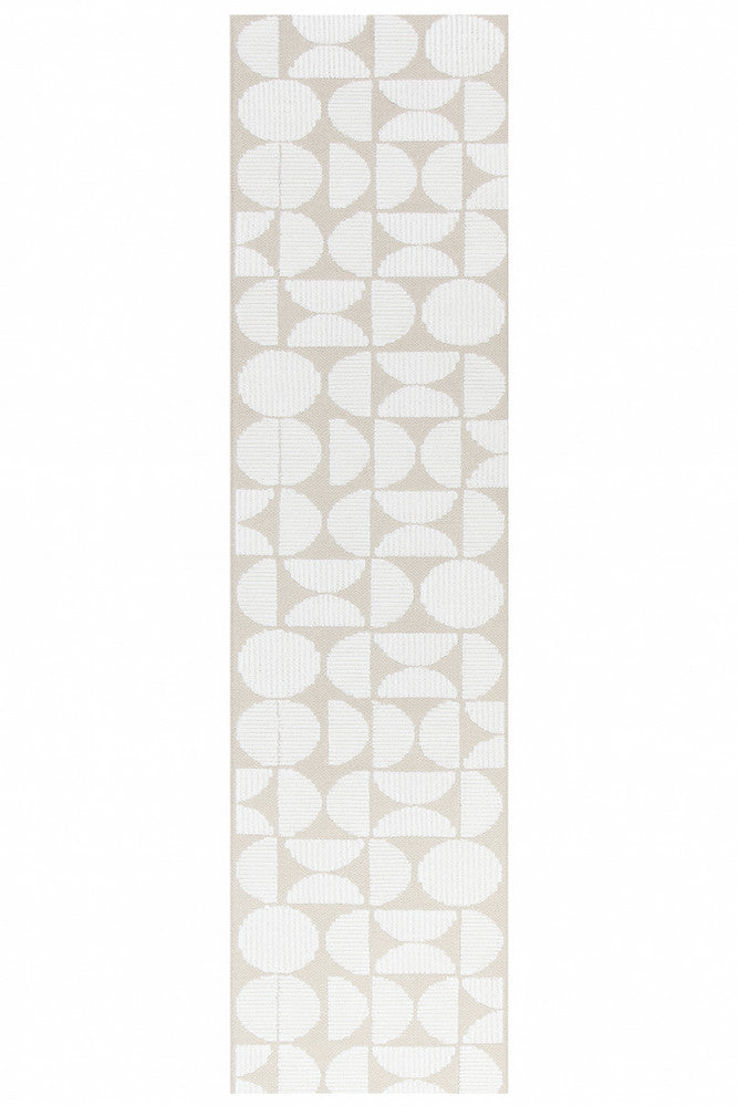 Scarlet Vivid Beige Runner Rug