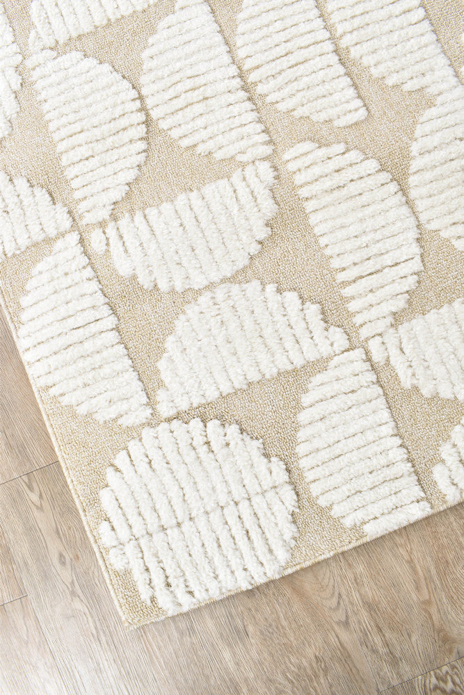 Scarlet Vivid Beige Runner Rug