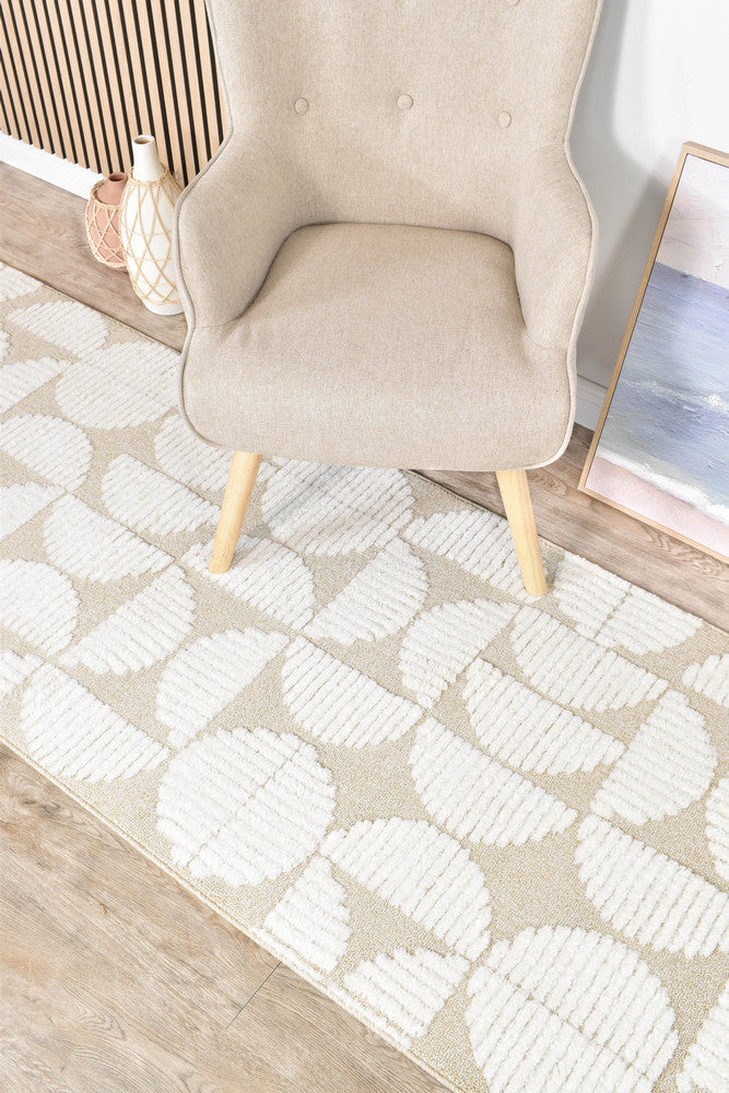 Scarlet Vivid Beige Runner Rug