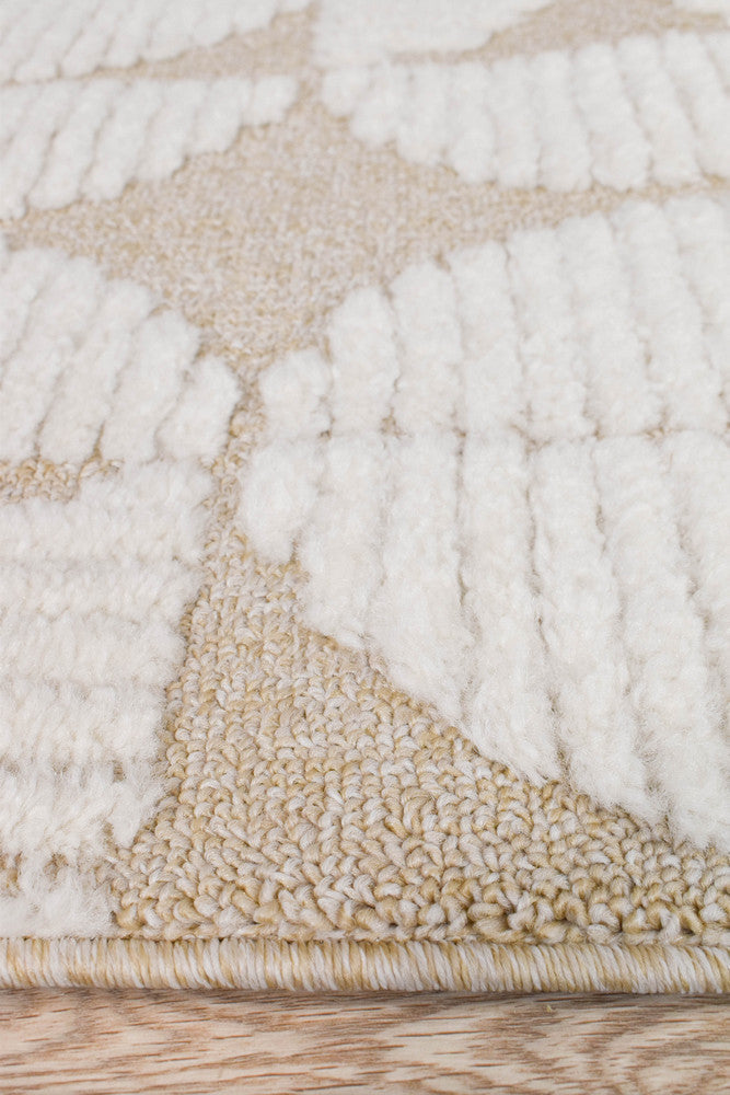 Scarlet Vivid Beige Runner Rug