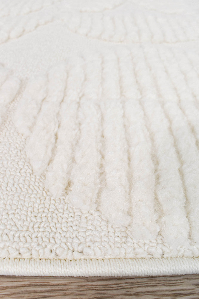 Scarlet Vivid Cream Runner Rug