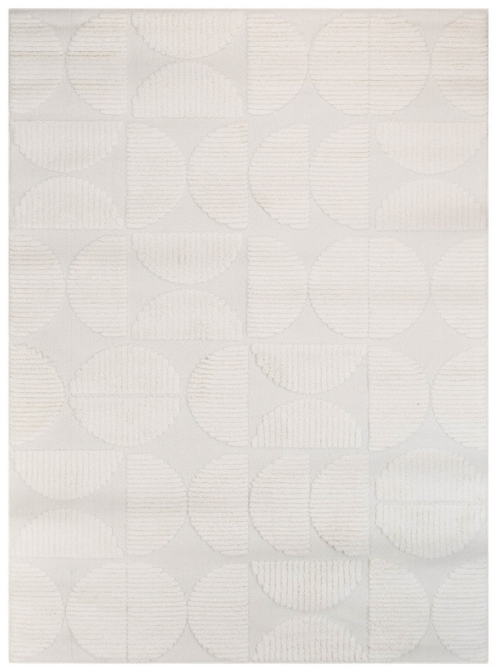 Scarlet Vivid Cream Rug