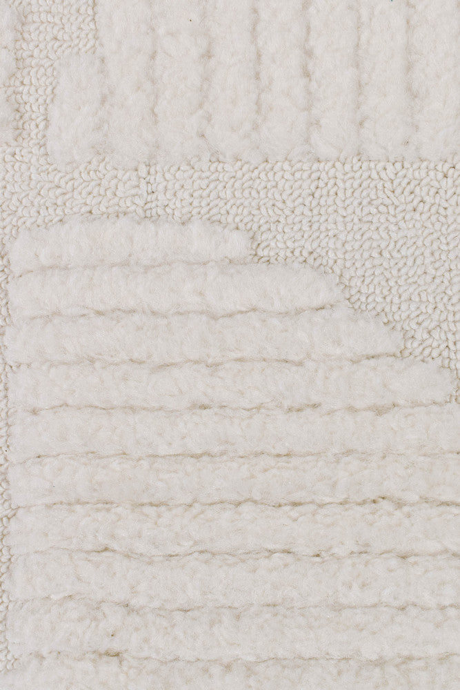 Scarlet Vivid Cream Rug