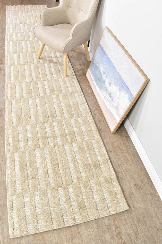 Scarlet Eminent Beige Runner Rug