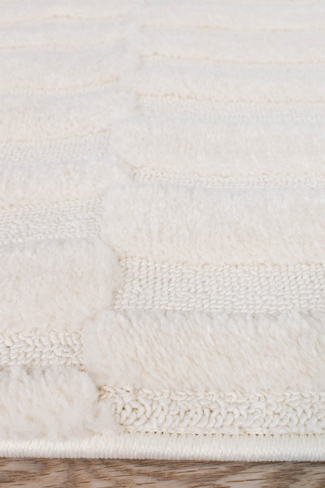 Scarlet Eminent Cream Runner Rug