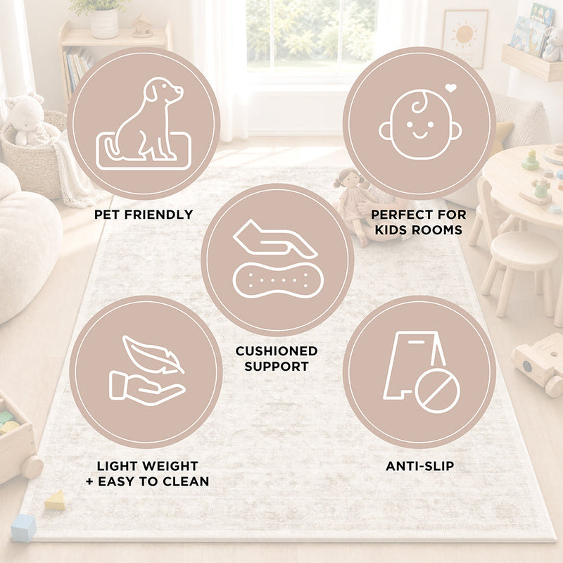 Cosy Mia Silver Rug