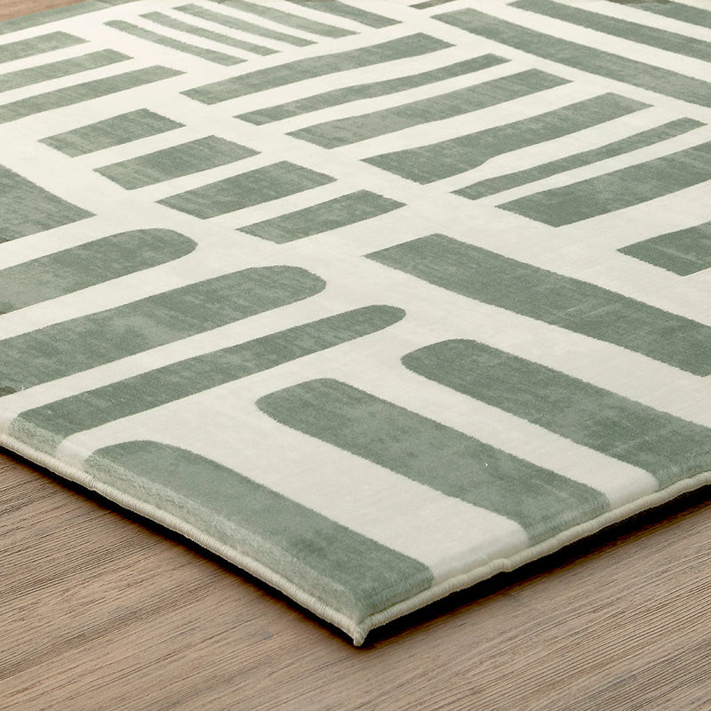 Cosy willow Green Rug