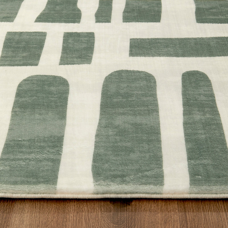 Cosy willow Green Rug