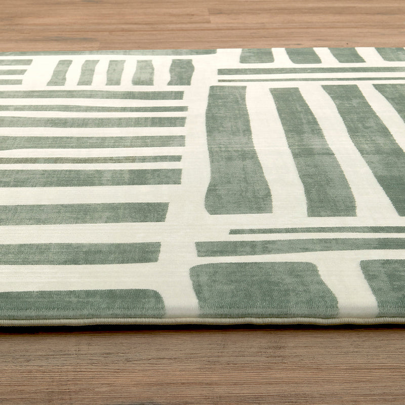 Cosy willow Green Rug