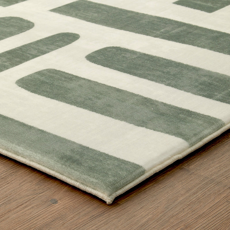 Cosy willow Green Rug