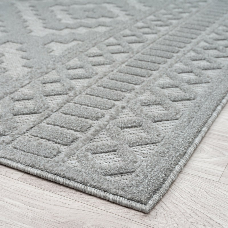 Calm Cloud Grey Runner Rug