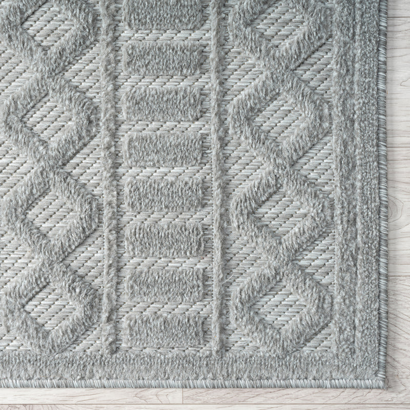 Calm Cloud Grey Runner Rug