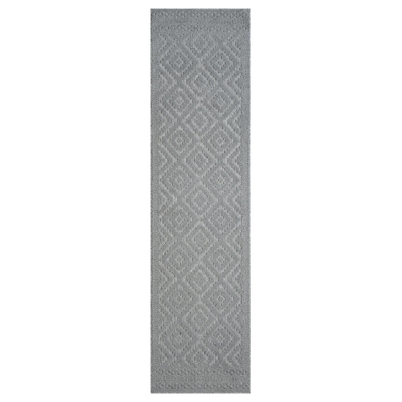 Calm Cloud Grey Runner Rug