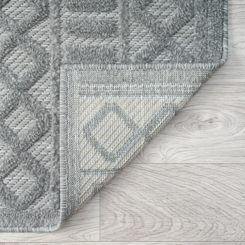Calm Cloud Grey Runner Rug