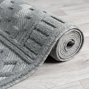 Calm Cloud Grey Runner Rug