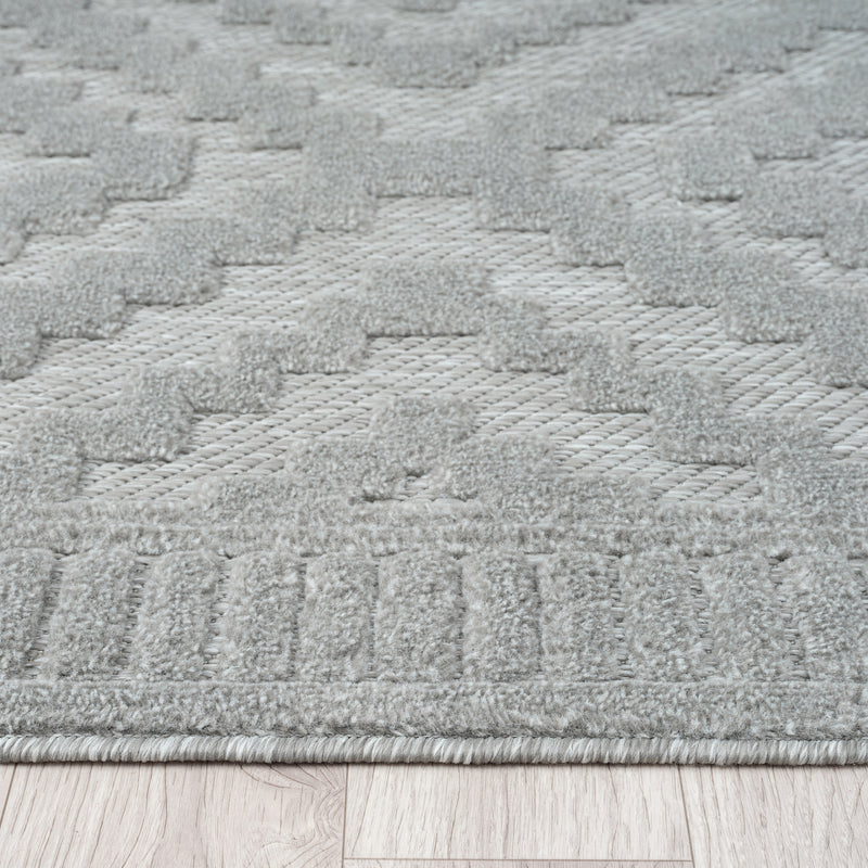 Calm Cloud Grey Runner Rug