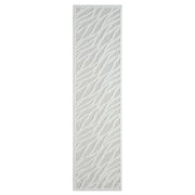 Calm Wave Ivory Runner Rug