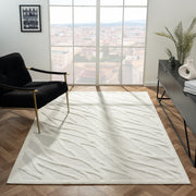 Calm Wave Ivory Rug