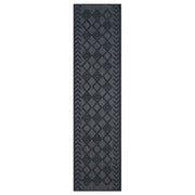 Calm Fear Charcoal Runner Rug