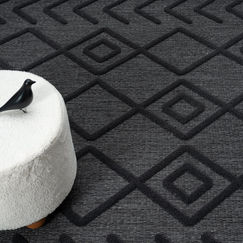 Calm Fear Charcoal Rug