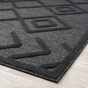 Calm Fear Charcoal Rug
