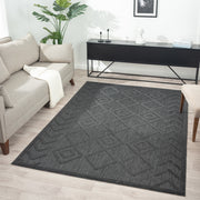 Calm Fear Charcoal Rug
