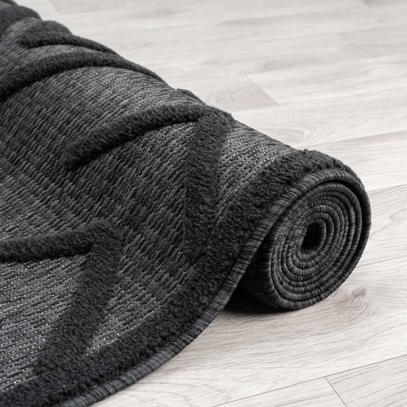 Calm Fear Charcoal Rug