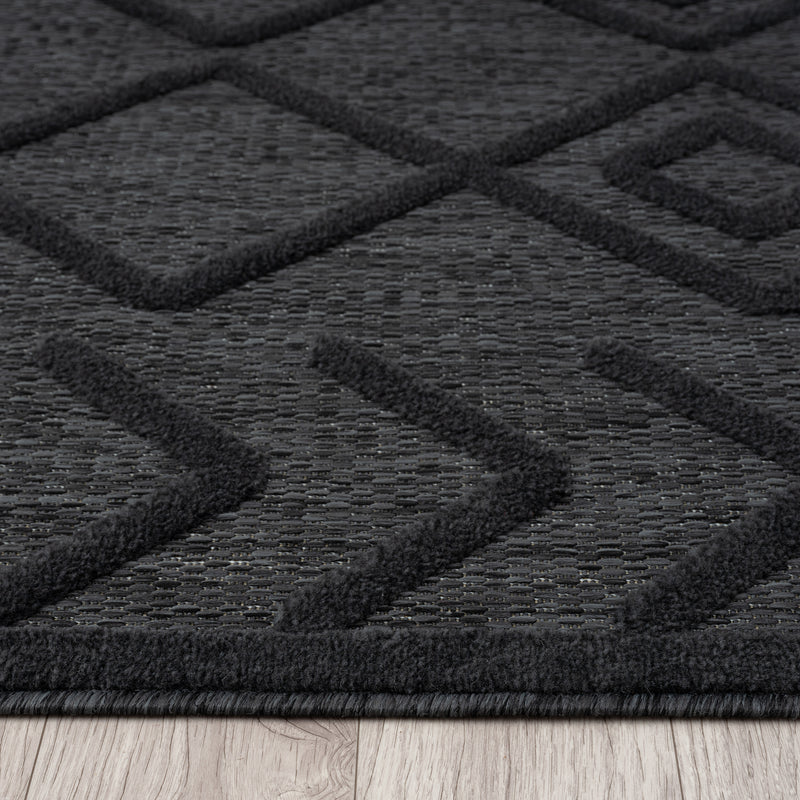 Calm Fear Charcoal Rug