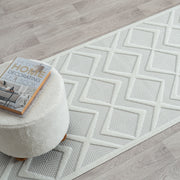 Calm Soothe Pearl Runner Rug
