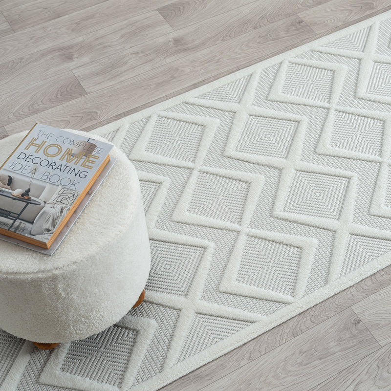 Calm Soothe Pearl Runner Rug